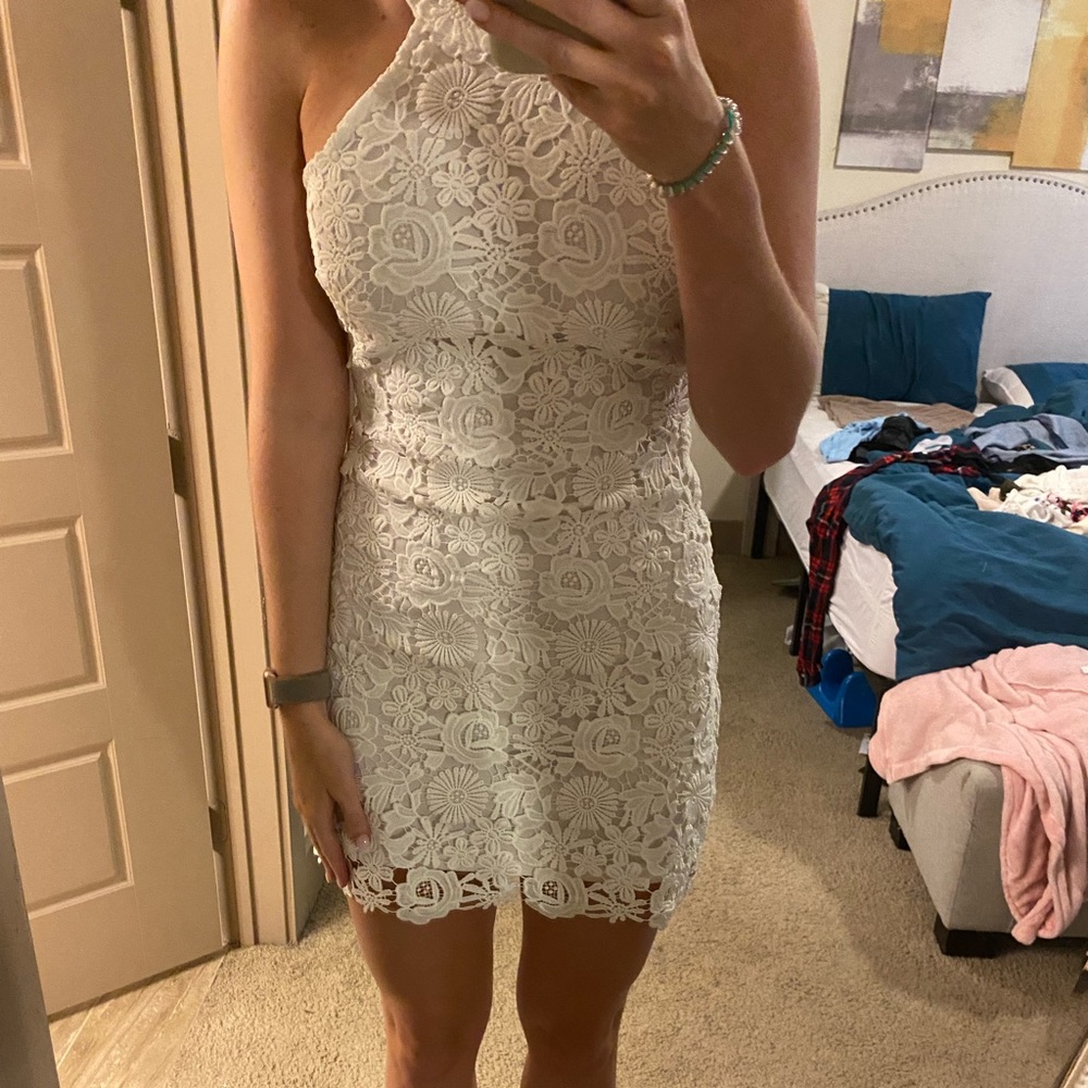 White LuLus dress